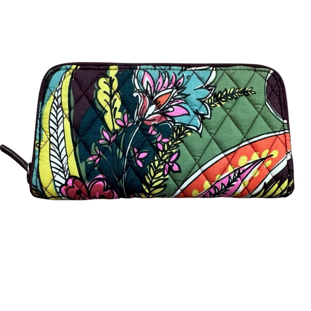 Vera Bradley Georgia Wallet AUTUMN LEAVES RFID Signature Cotton $48.00 NWT